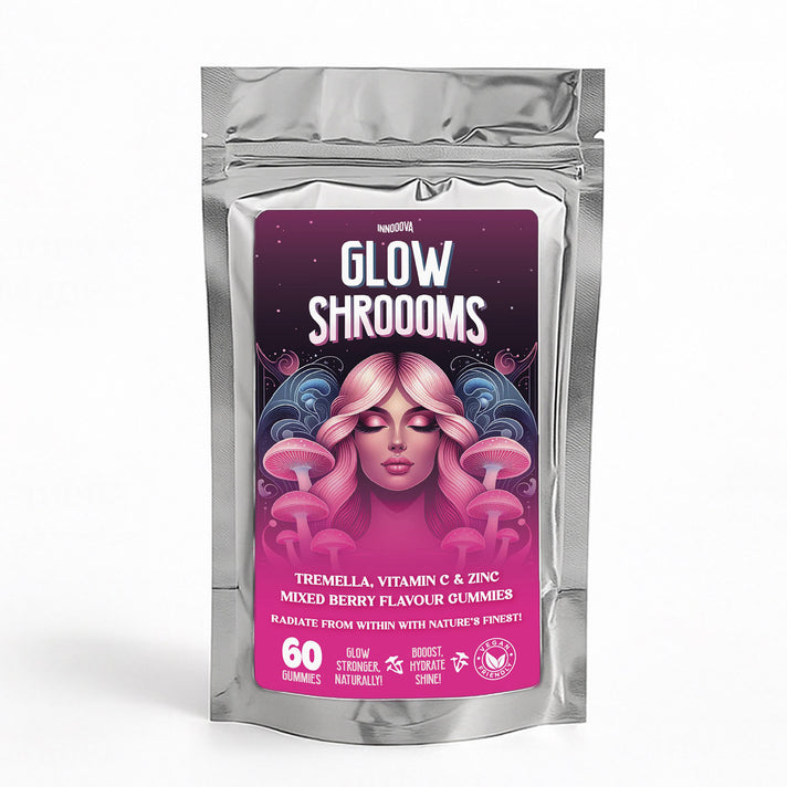 Innoova Glow Shrooms 60 Gummie with FreeTrial Pack 221274834 2