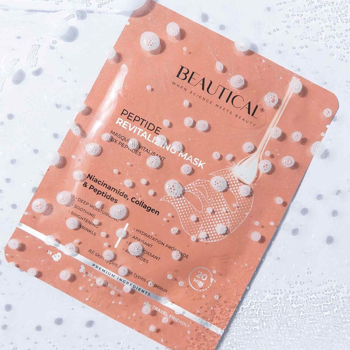Set of 5 - Beautical Peptide Revitalizing Mask 221275186 3