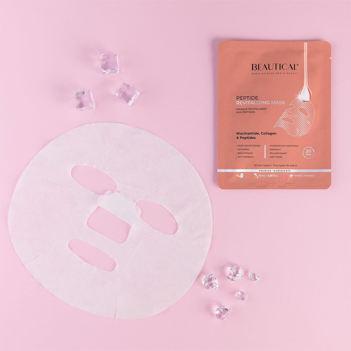 Set of 5 - Beautical Peptide Revitalizing Mask 221275186 6