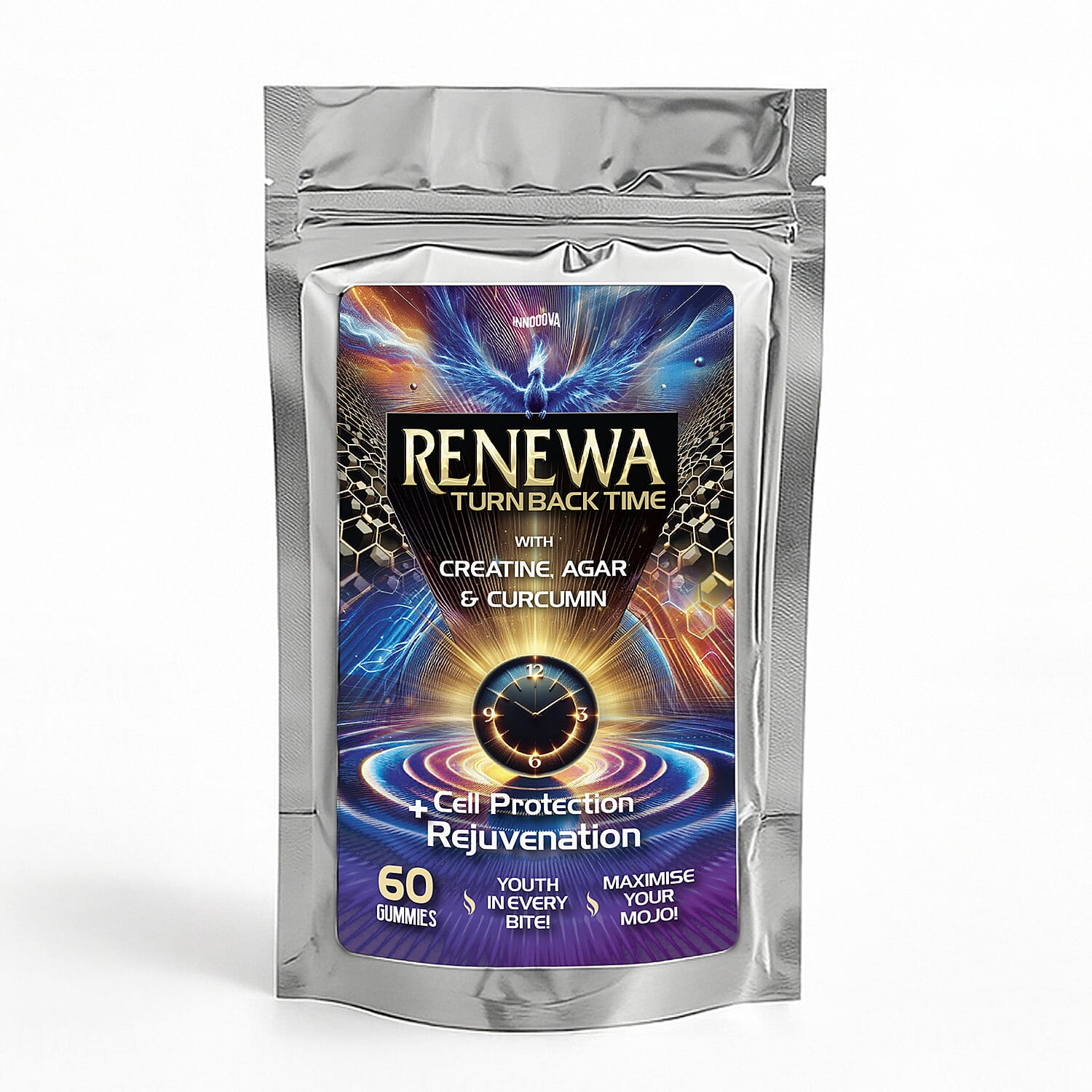 Gummies Innooova Renewa | 60 Gummies + 10 Gummies Pack Free | Creatine + Curcumin 221276487 6
