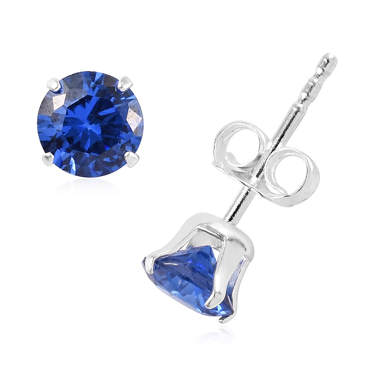 Everyday Look Set - 7 Multi Gemstone Stud Earrings in Sterling Silver &amp; 12 Multi Austrian Crystal Pendant with Chain in Mix Metal 221278828 5