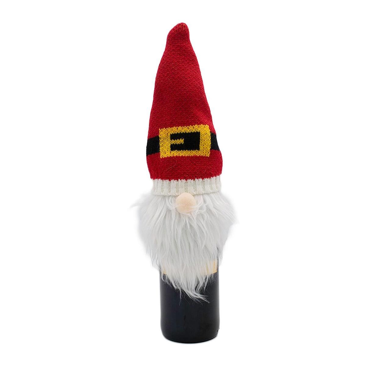 Christmas Decoration - Set of 8 Gnome Bottle Covers in Red, Brown, White &amp; Green (2 of each) 221279200 3