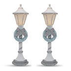 Set of 2 Christmas Lamp - White