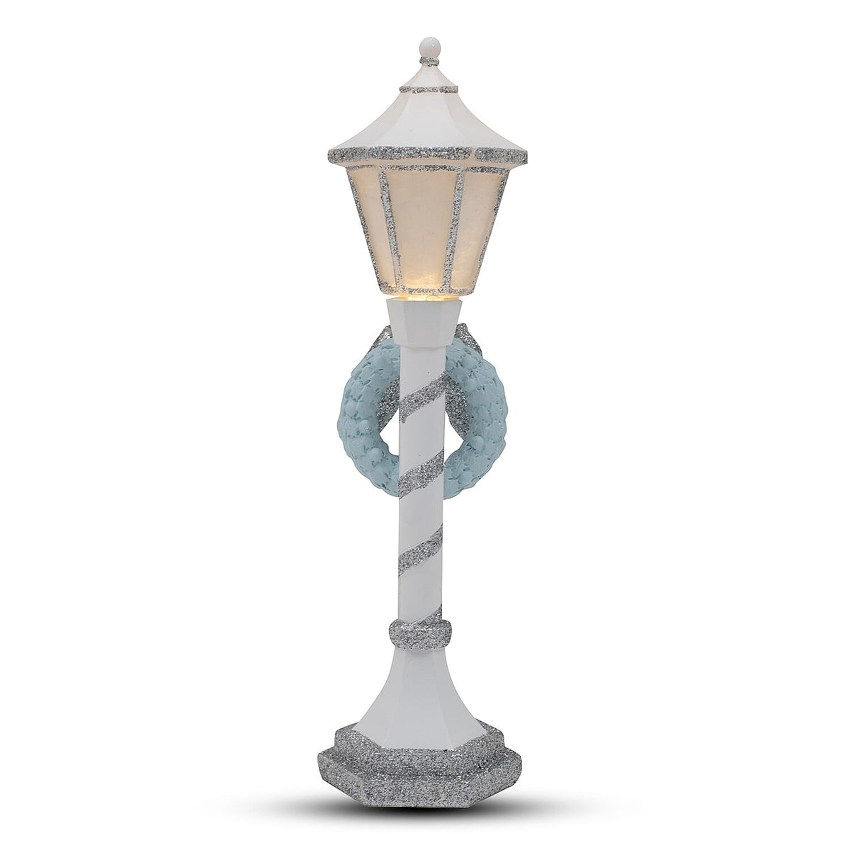 Set of 2 Christmas Lamp - White 221280525 1