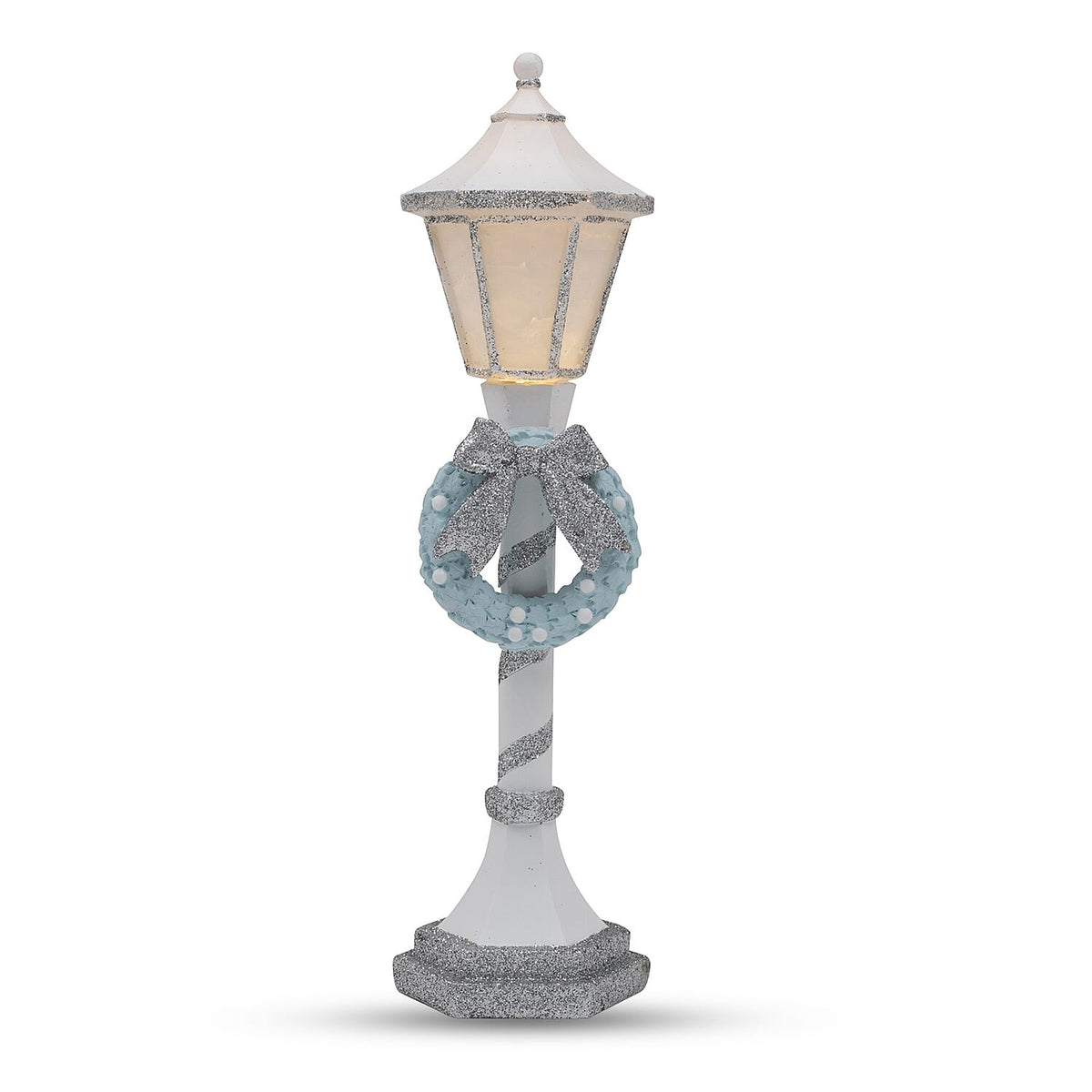 Set of 2 Christmas Lamp - White 221280525 2
