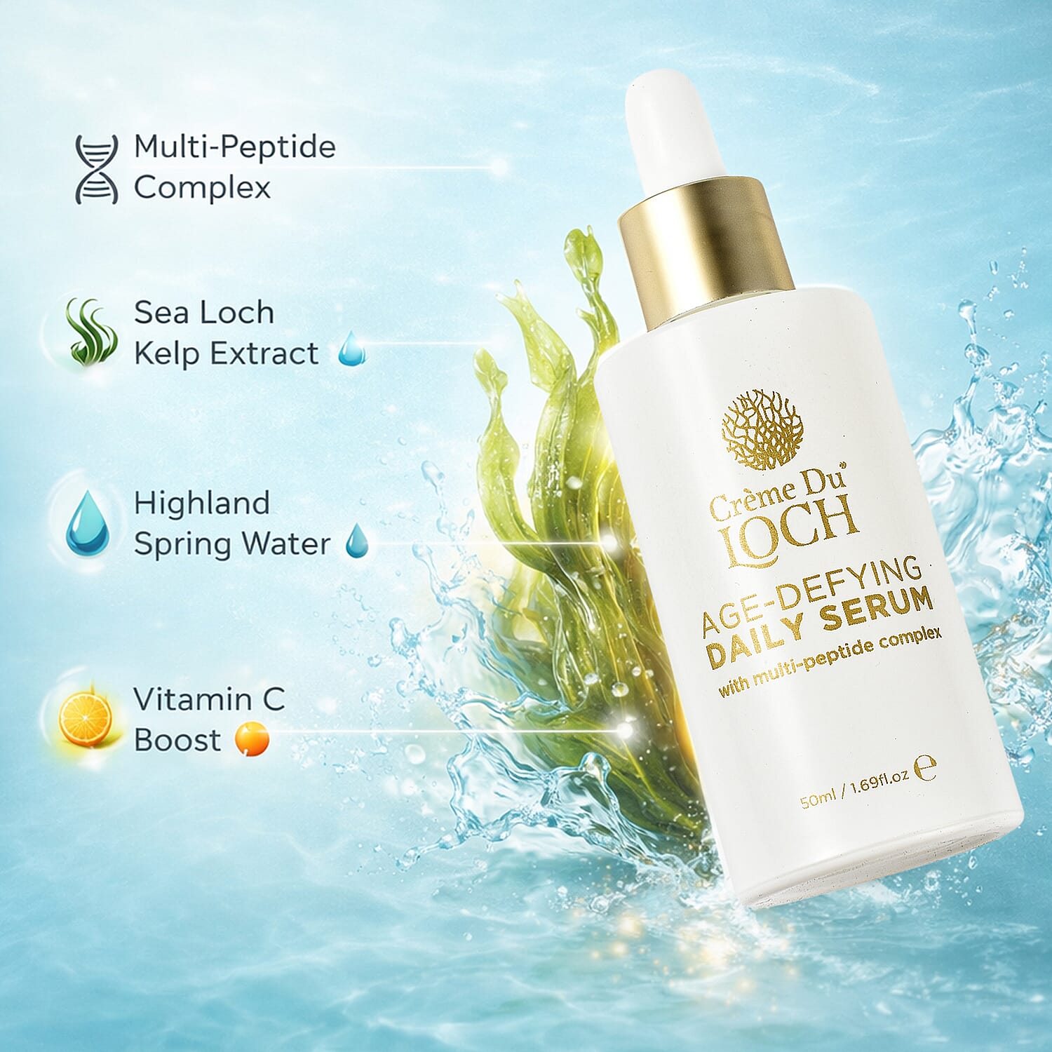 CrÃ¨me du Loch Age-Defying Christmas Gift Set â€“ Moisturiser, Serum and Eye Cream 221280987 5
