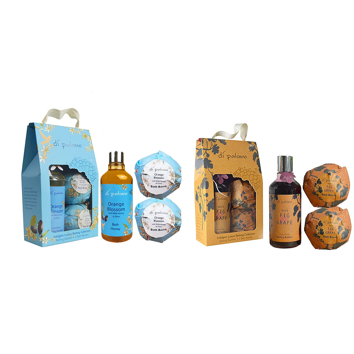 Di Palomo Christmas Luxury Bath Gift Set â€“ Orange Blossom and Fig Grape 221280988 0