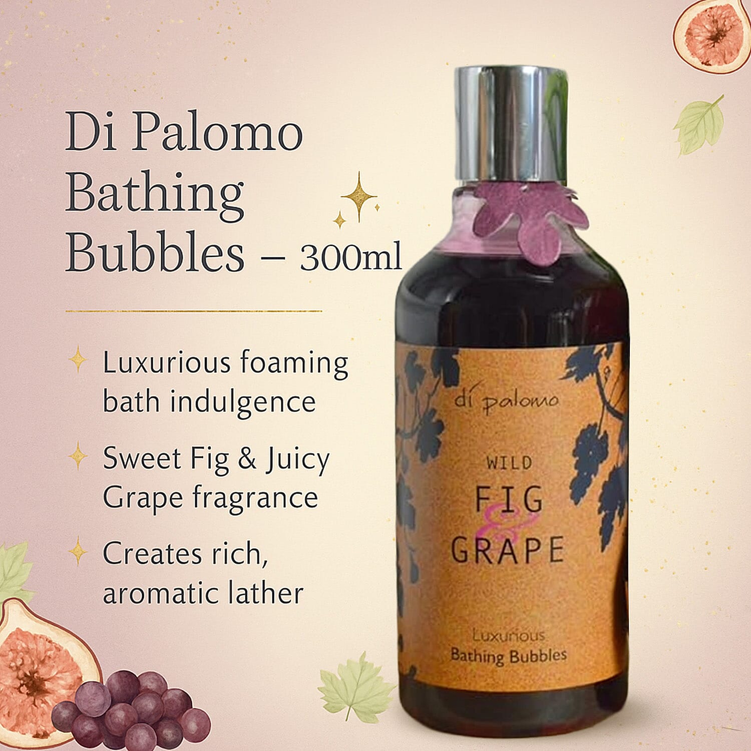 Di Palomo Christmas Luxury Bath Gift Set â€“ Orange Blossom and Fig Grape 221280988 3