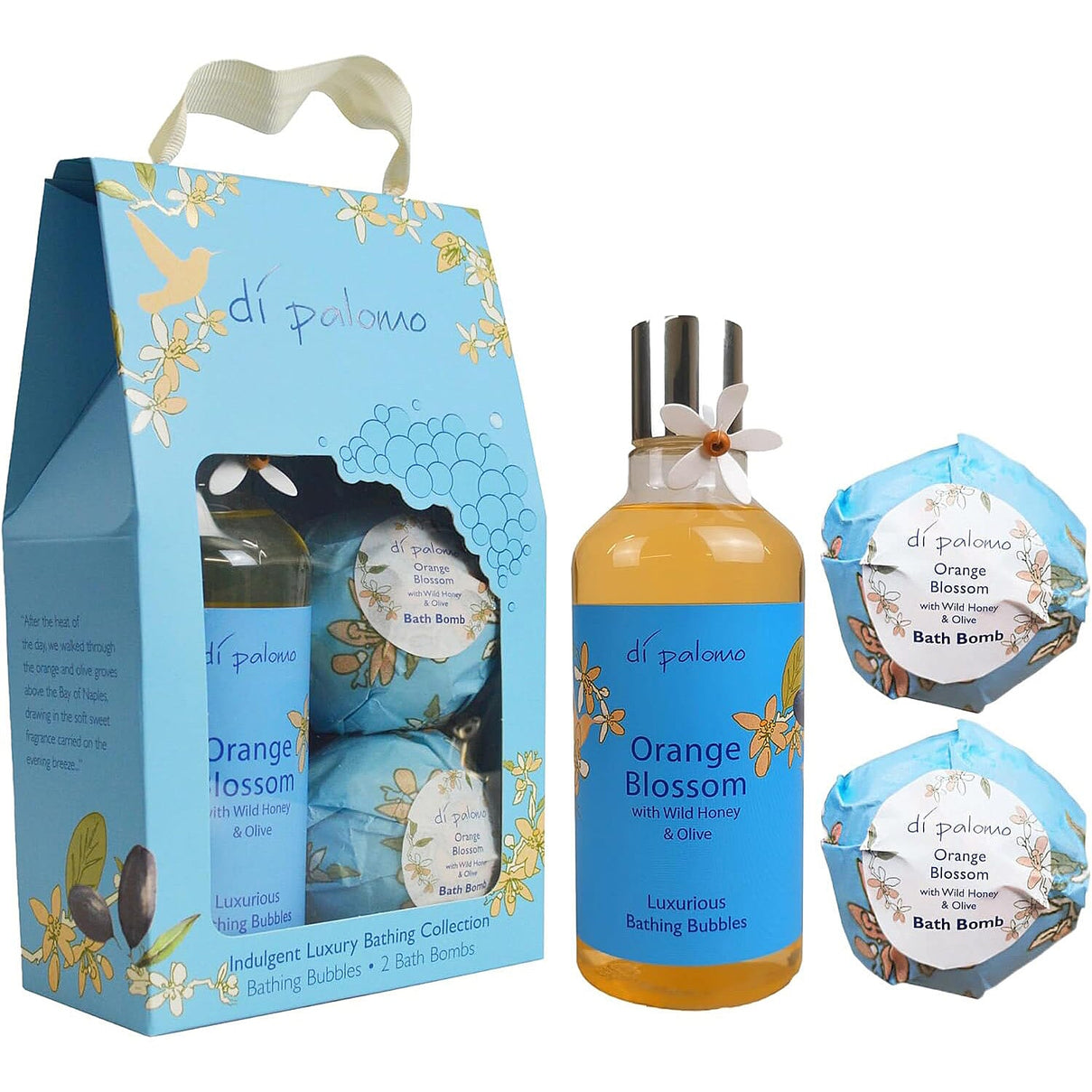 Di Palomo Christmas Luxury Bath Gift Set â€“ Orange Blossom and Fig Grape 221280988 6