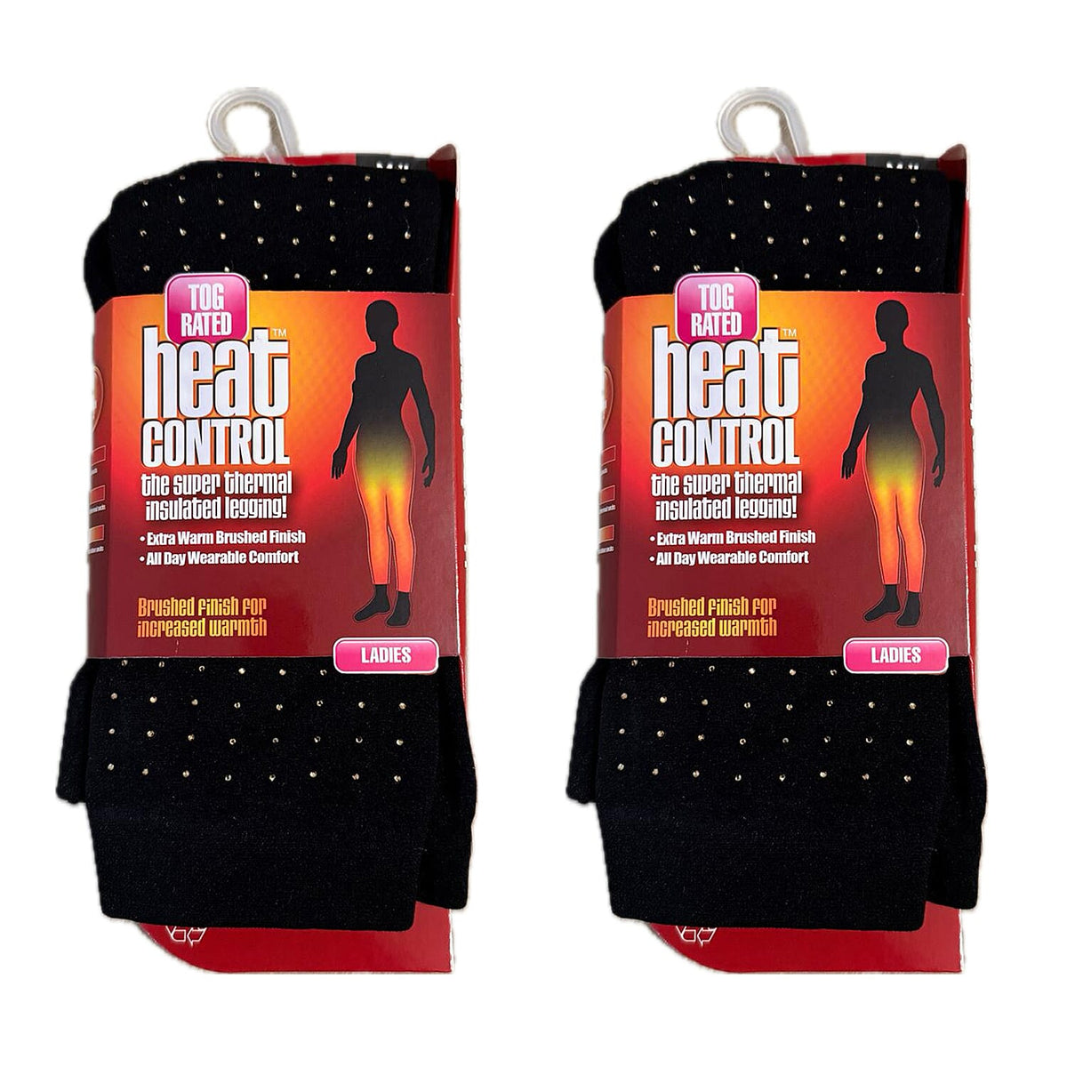 Set-2 Ladies Diamond Thermal Legging (Size - M-L) - Black 221296370 0