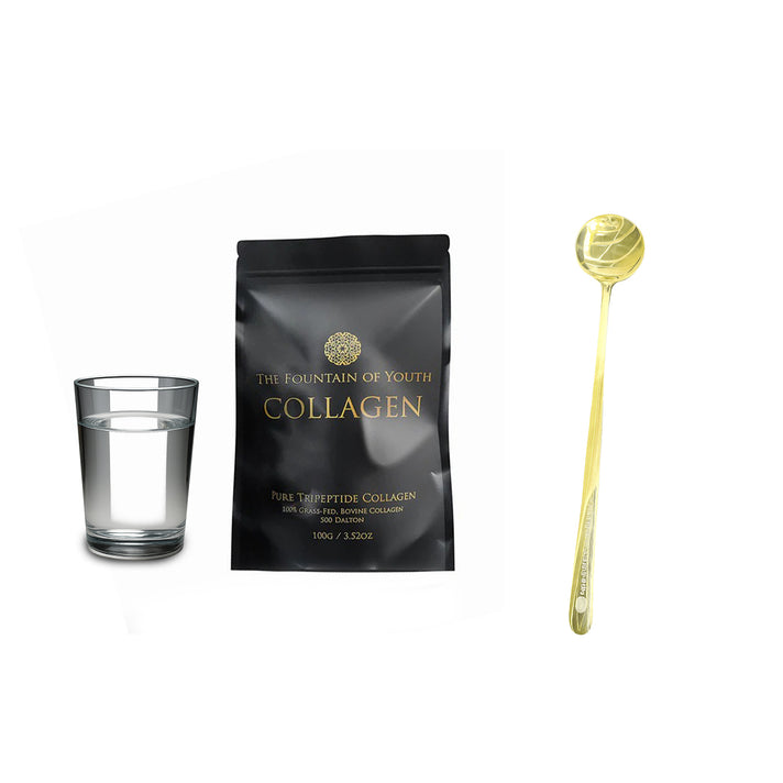 NEW YEAR SPECIAL - IN STOCK - Fountain of Youth Collagen 100gm (Upto 100 Days Supply) with FREE Spoon 221297852 1