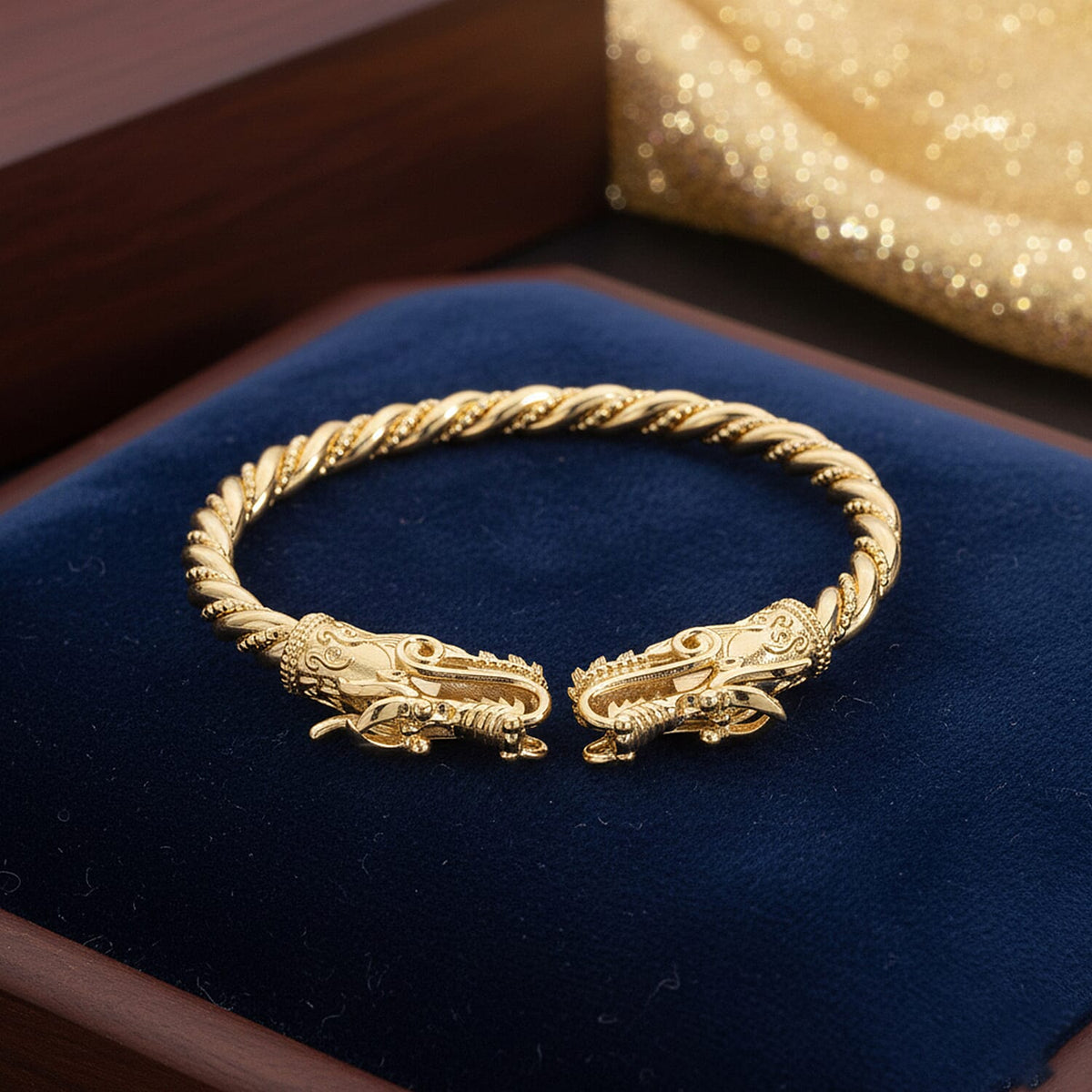 Complete Sparkle Gift Set Featuring 24K Gold Collectable, Pixiu Charm Bangle, Paper Link Necklace, Freshwater Pearl Earrings and Tanzanite â€œBorn From Lightningâ€ Book 221297892 4