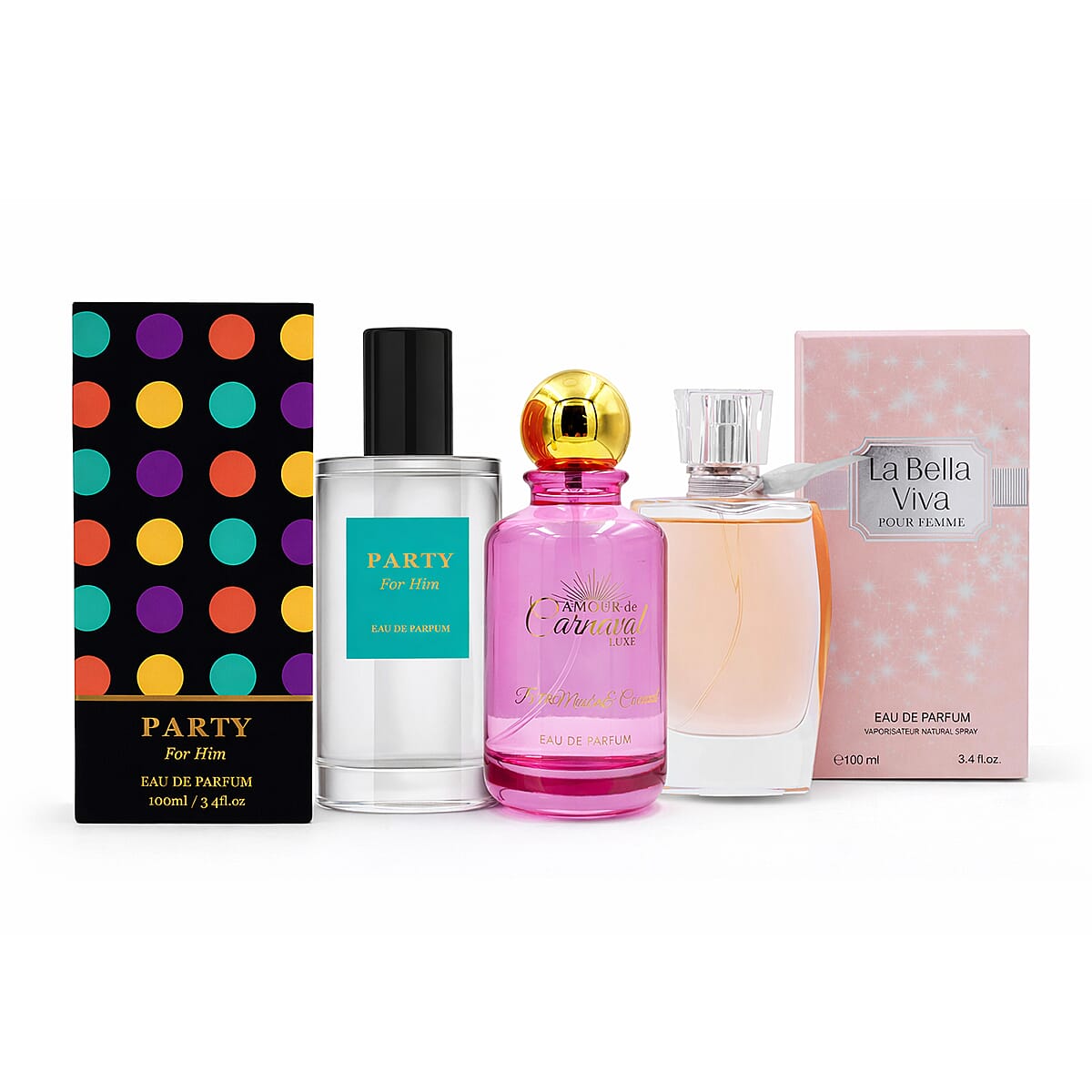 TJC Special's Mega Perfume Bundle Deal ( V.V.LOVE La Bella Viva ,Laurelle PARTY ,Laurelle Carnaval) 221297956 0