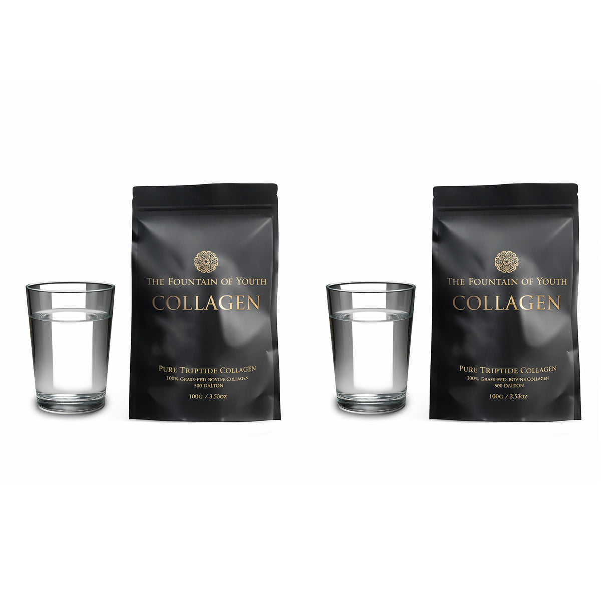 Set of 2 Fountain of Youth Lifestyle Pure Tripeptide Collagen (100g each) 221302402 0