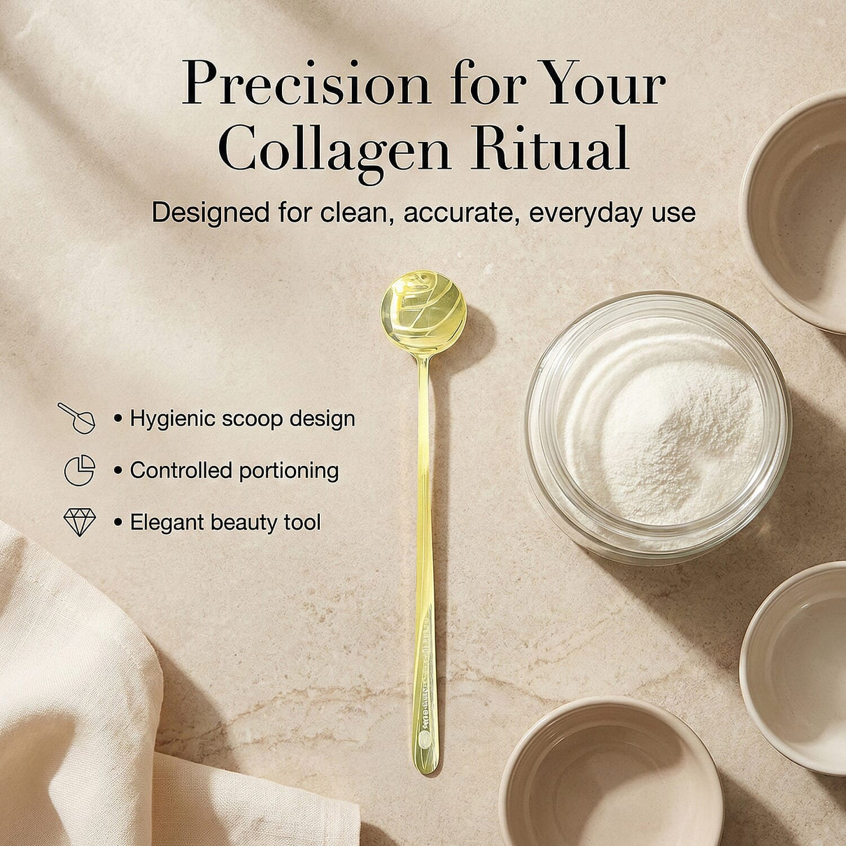 Fountain of Youth Lifestyle PURE Tripeptide Collagen - Double Size 200gm - Upto 200 Day Supply with Free Spoon 221303375 2