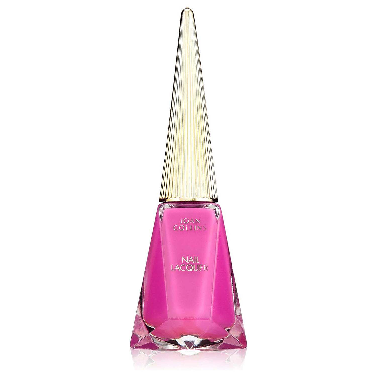 Joan Collins COMPACT DUO - Lipstick &amp; Powder - FONTAINE (Hot Pink) with FREE Nail Polish 221306593 2