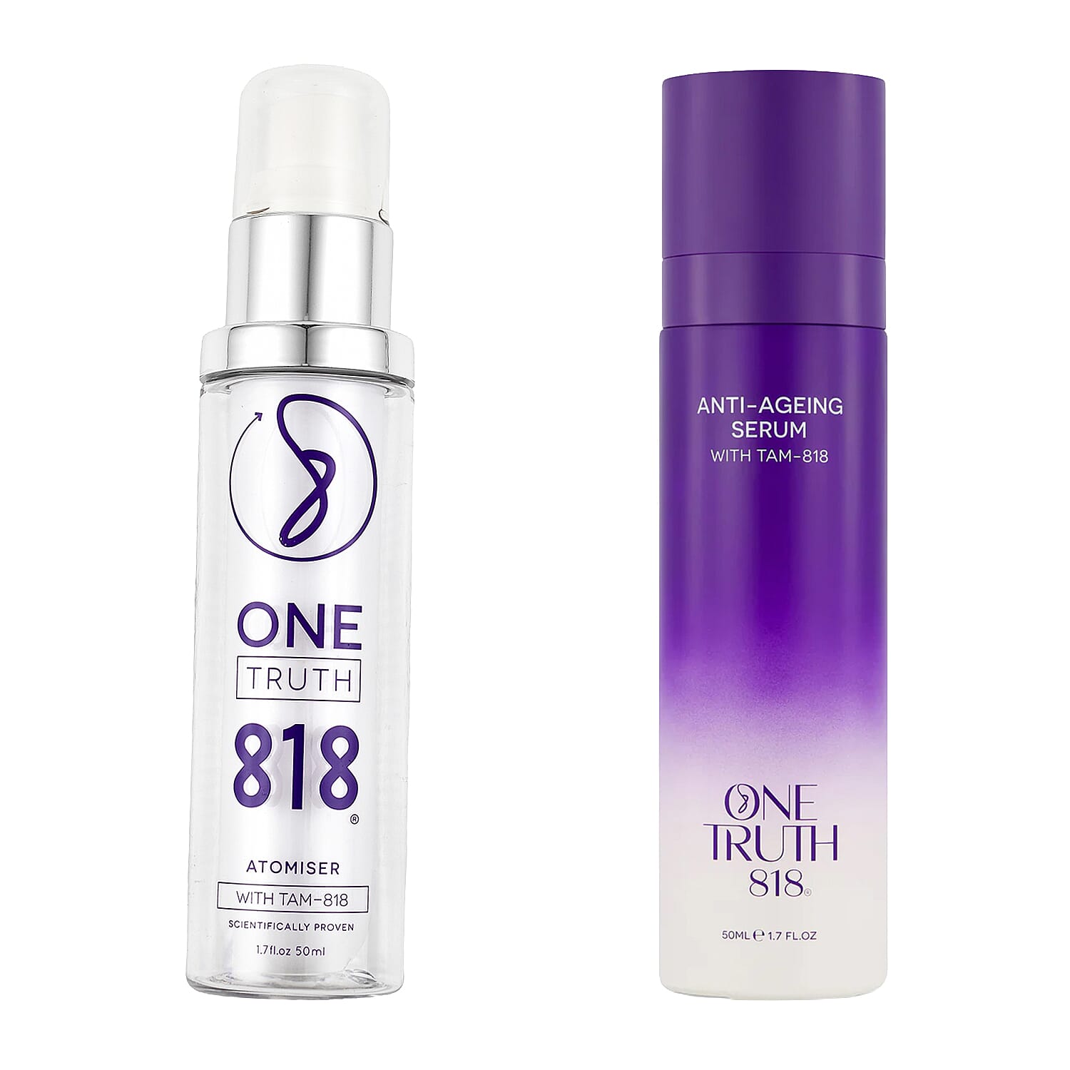 One Truth 818: Set of  Face Atomiser (50ml) &amp; Anti-Ageing Serum (50ml) 221306749 0