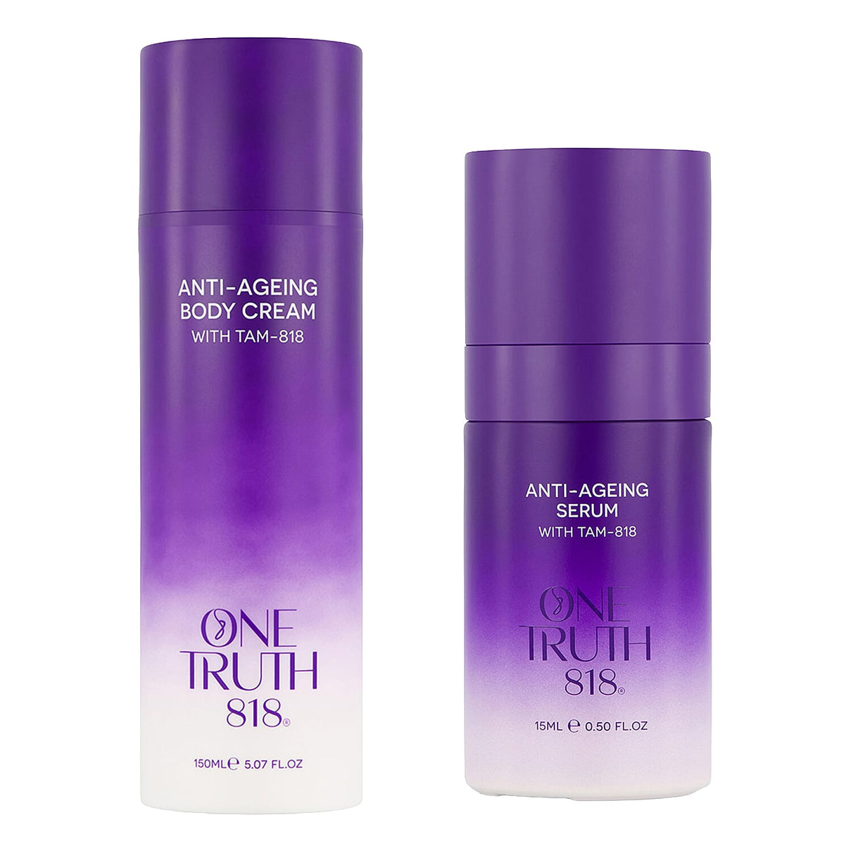 Set of 2 One Truth 818 Anti-Ageing Body Treatment and  Anti-Ageing Serum 221306751 0