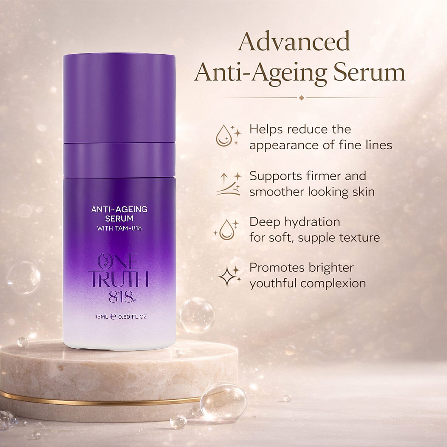 Set of 2 One Truth 818 Anti-Ageing Body Treatment and  Anti-Ageing Serum 221306751 1