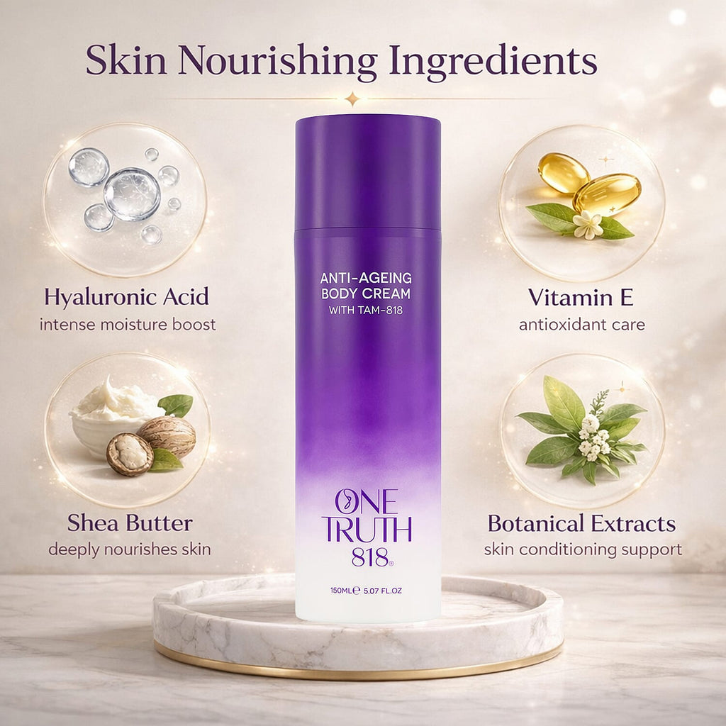 Set of 2 One Truth 818 Anti-Ageing Body Treatment and  Anti-Ageing Serum
