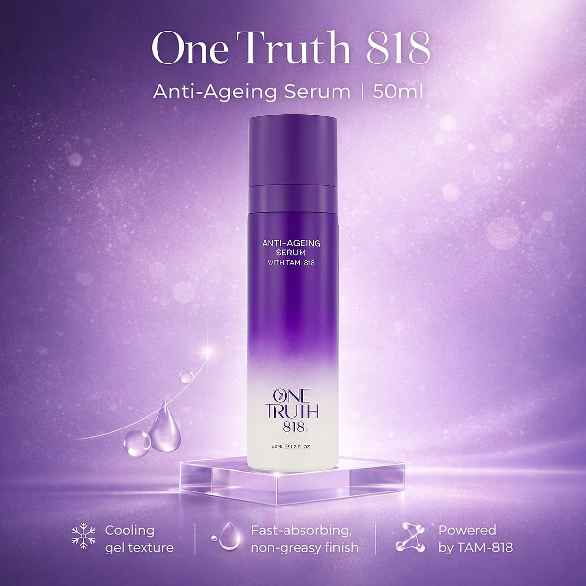 Set of 2 One Truth 818 Anti-Ageing Body Treatment and Anti-Ageing Serum 221306756 1