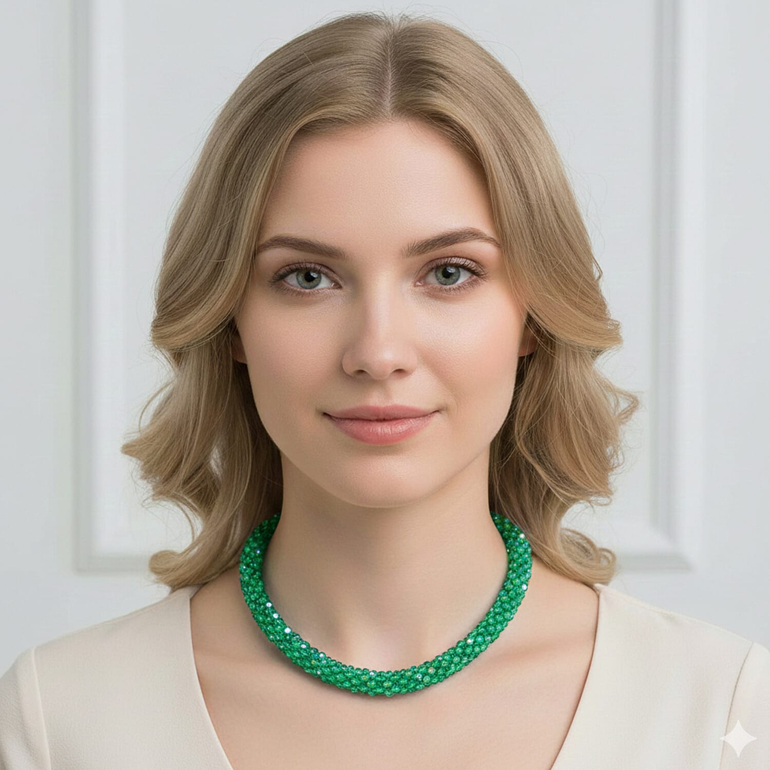 Set of 5 Crystal Necklaces with Austrian Crystal Embellished Magnetic Clasp (Assorted Colours) 221309600 3