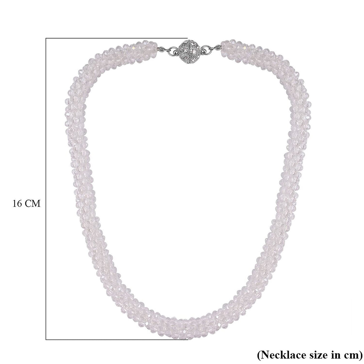 Set of 5 Crystal Necklaces with Austrian Crystal Embellished Magnetic Clasp (Assorted Colours) 221309600 6