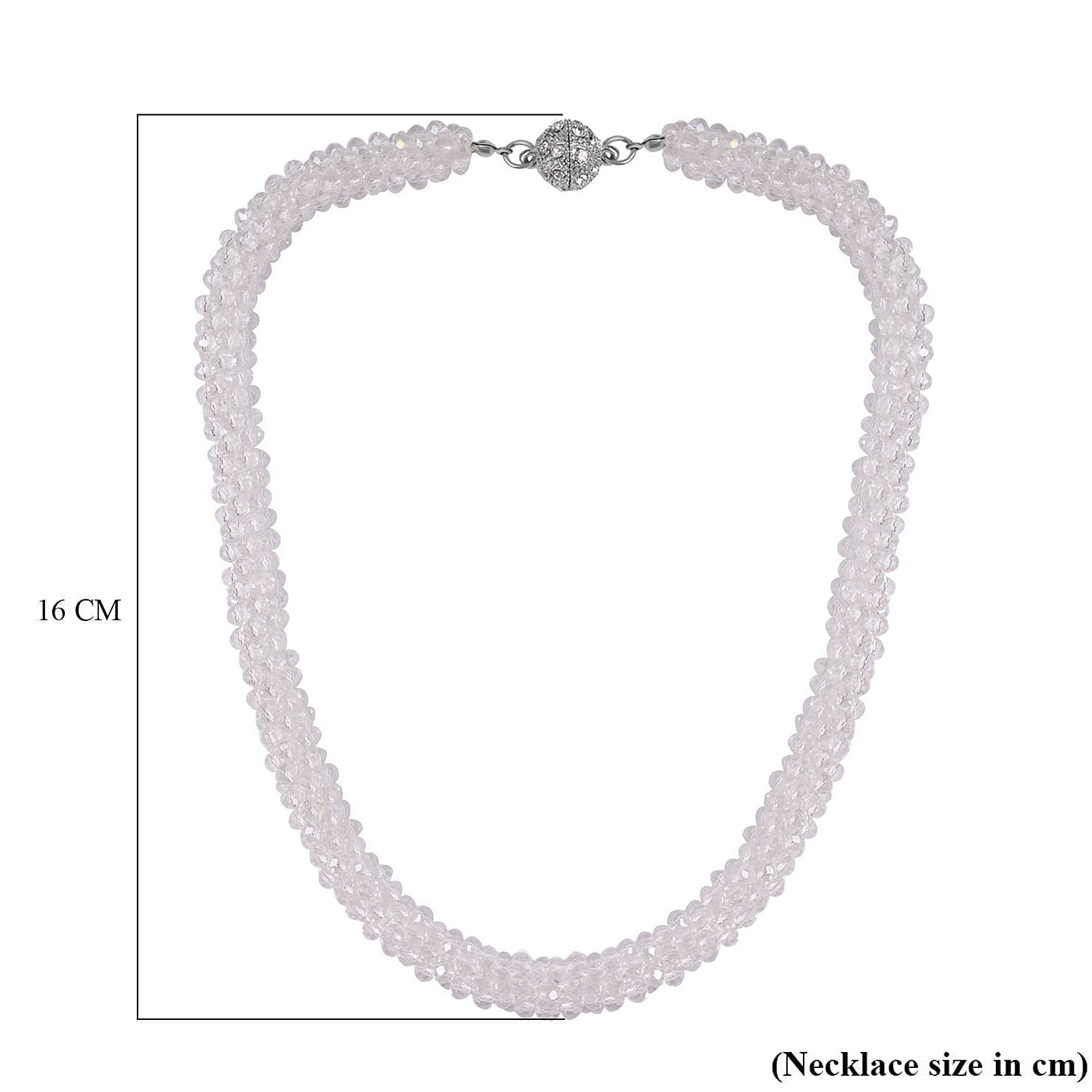 Set of 5 Crystal Necklaces with Austrian Crystal Embellished Magnetic Clasp (Assorted Colours) 221309600 6