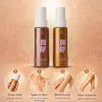 Set of 2 2bTanned Glow Drip – 24K Gold & Pink Champagne (100ml Each).