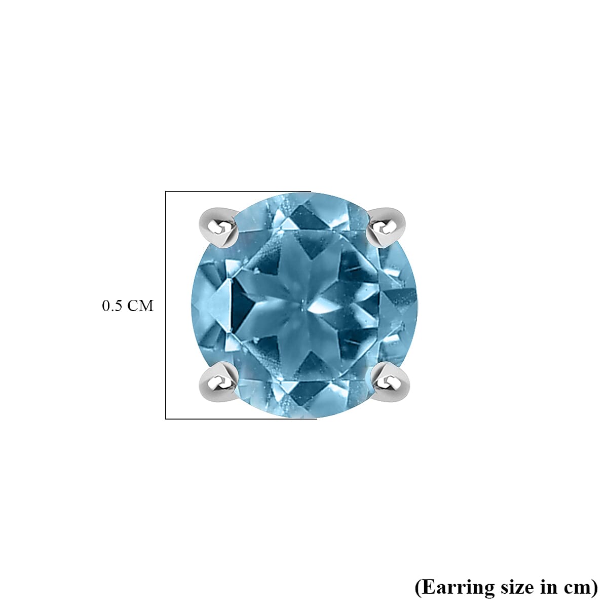 Poke Free Solitaire Stud Duo: Citrine November Birthstone 221312203 6