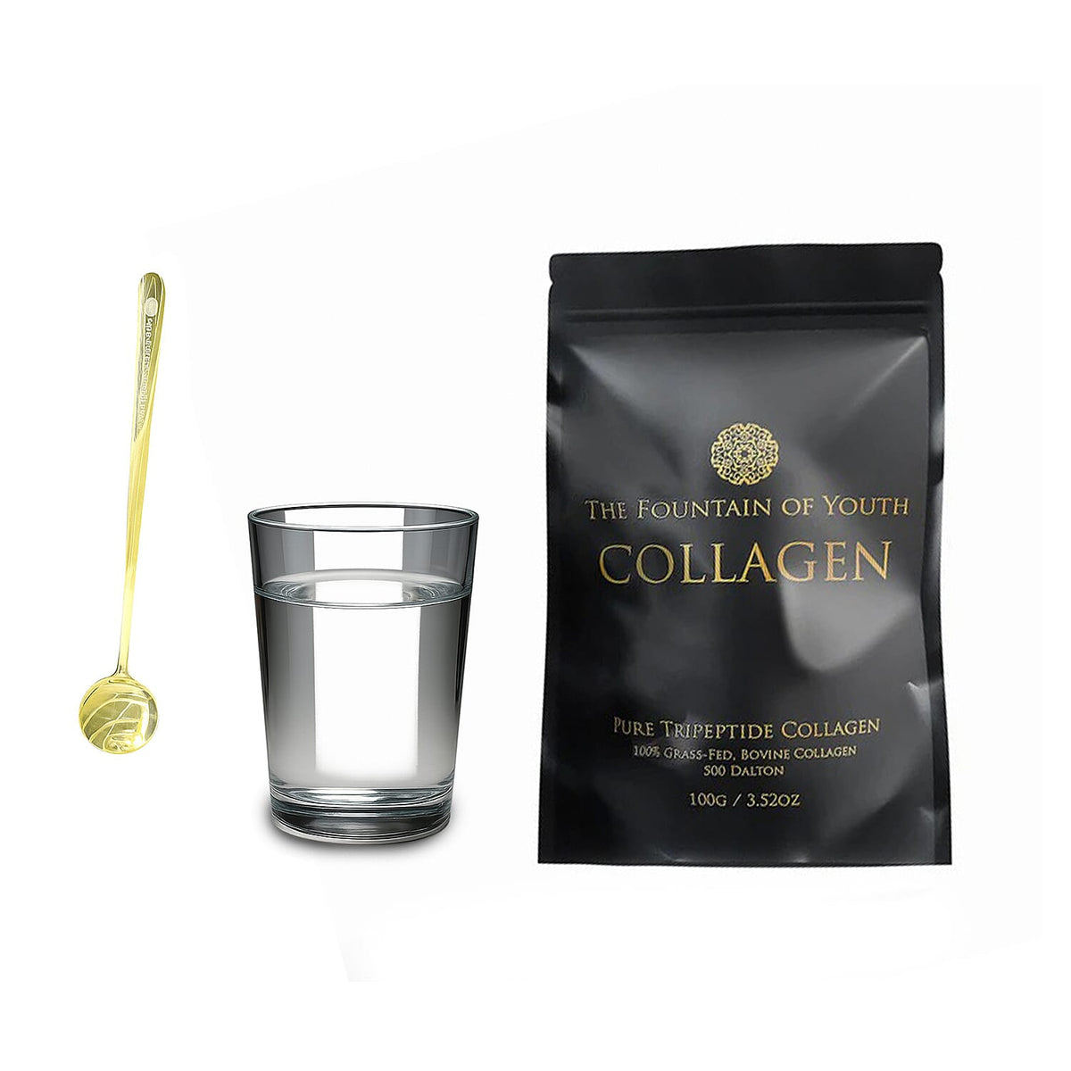Fountain Of Youth Lifestyle Pure Tripeptide Collagen with Free Spoon 221314289 0