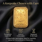 Set of 2 - 24K Yellow Gold (99.9% Purity) Angel Embossed Collectable (39.80 x 25.60 MM) (Each 10mg)
