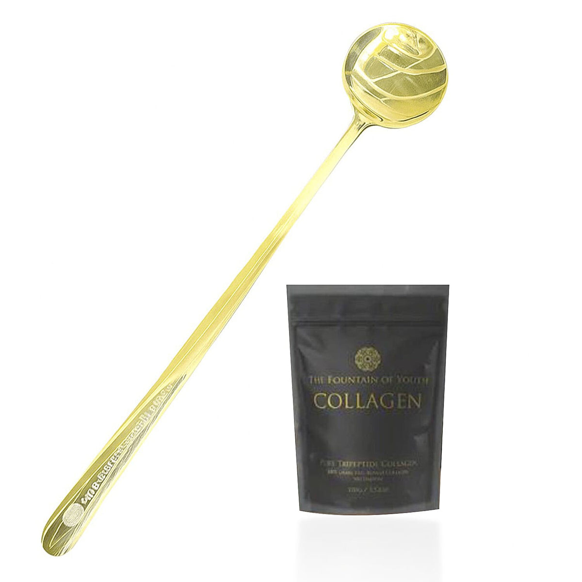 Fountain Of Youth Lifestyle Pure Tripeptide Collagen- 200 Grm With Spoon - Upto 200 Days Supply 221316898 0