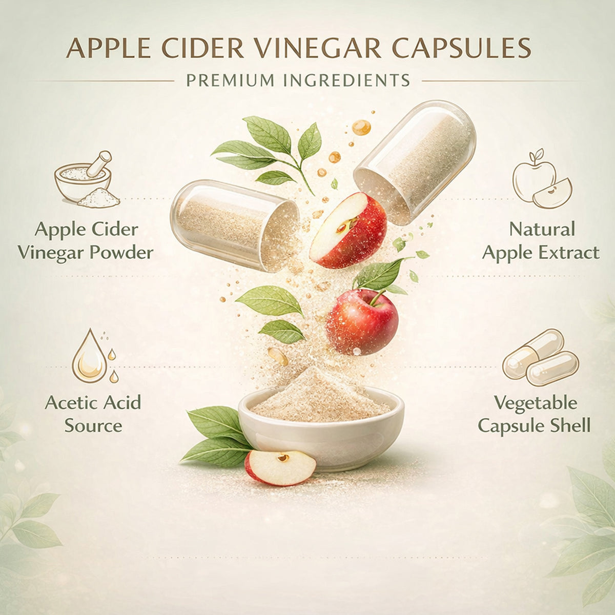 Set of 2 Love Vits Turmeric &amp; Apple Cider Vinegar Capsules (100 Capsules Each) 221318630 3