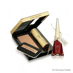Set of 3 Lipstick & Powder - ALEXIS (Burgundy) with Nail Lacquer (12ml)_221320907