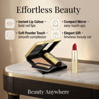 Set of 3 Lipstick & Powder - ALEXIS (Burgundy) with Nail Lacquer (12ml)_221320907_2