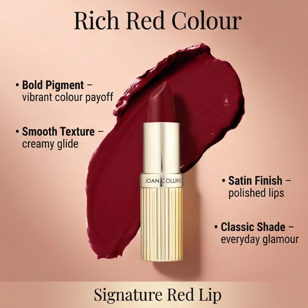 Set of 3 Lipstick & Powder - ALEXIS (Burgundy) with Nail Lacquer (12ml)_221320907_3