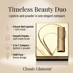 Set of 3 Lipstick & Powder - ALEXIS (Burgundy) with Nail Lacquer (12ml)_221320907_4