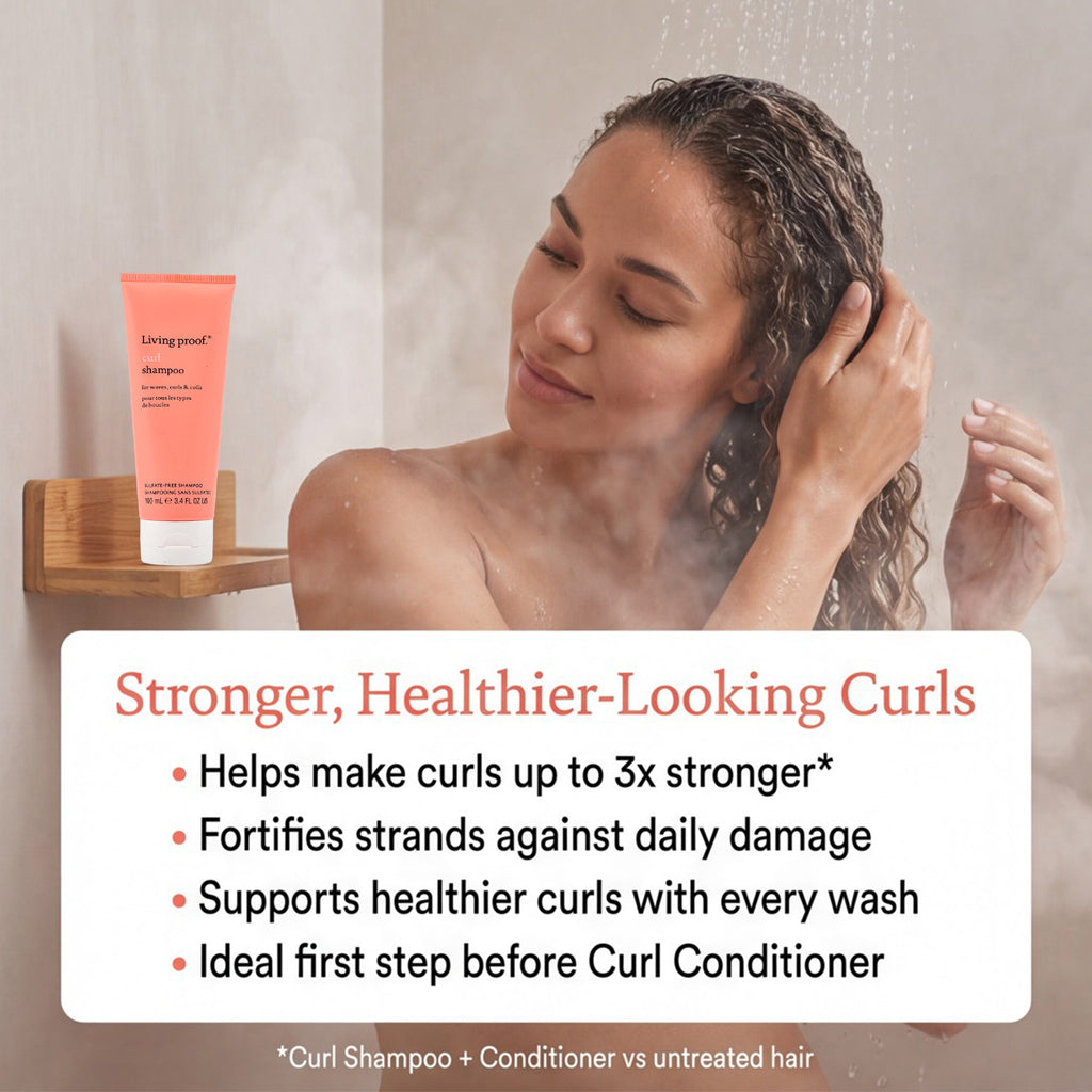 Set of 2 Living Proof Curl Shampoo & Conditioner for Waves, Curls & Coils – 2 x 100ml Travel Size_221326362_1