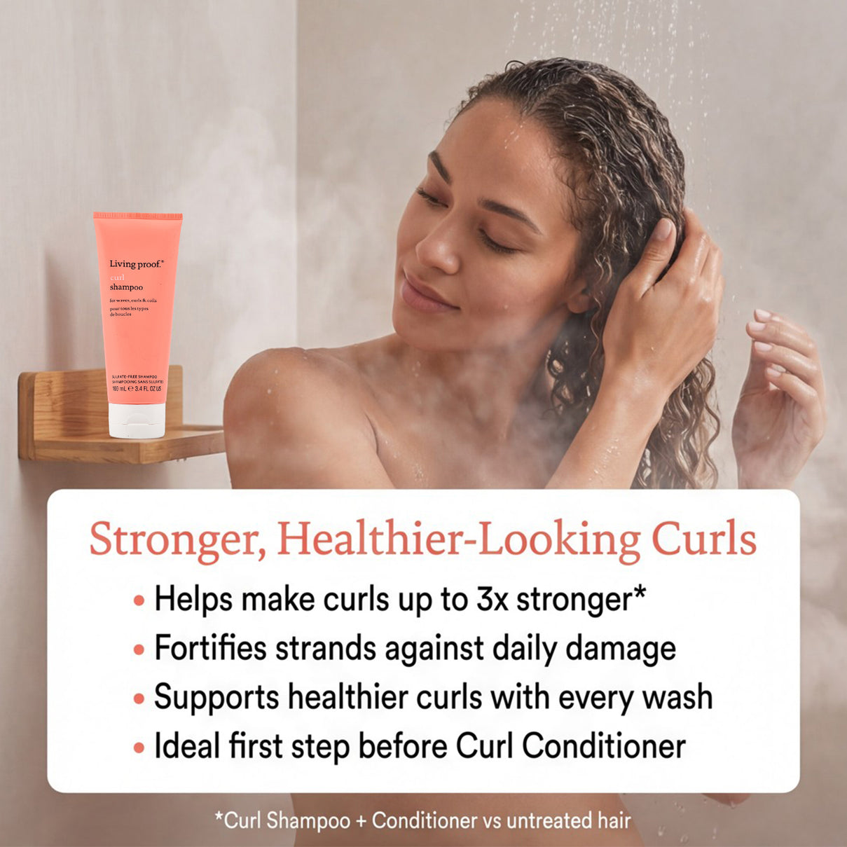Set of 2 Living Proof Curl Shampoo &amp; Conditioner (100ml each) 221326362 1