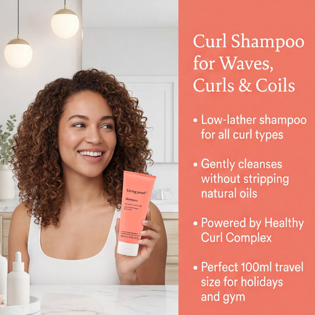 Set of 2 Living Proof Curl Shampoo &amp; Conditioner (100ml each) 221326362 2