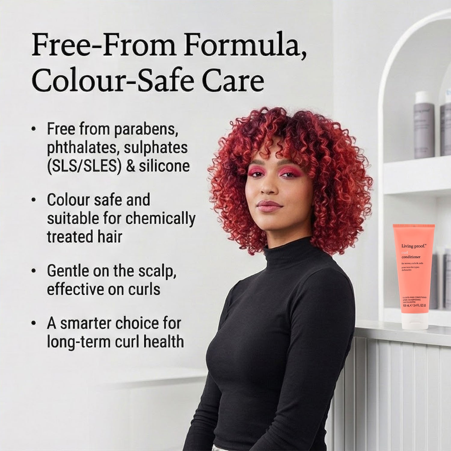 Set of 2 Living Proof Curl Shampoo &amp; Conditioner (100ml each) 221326362 4