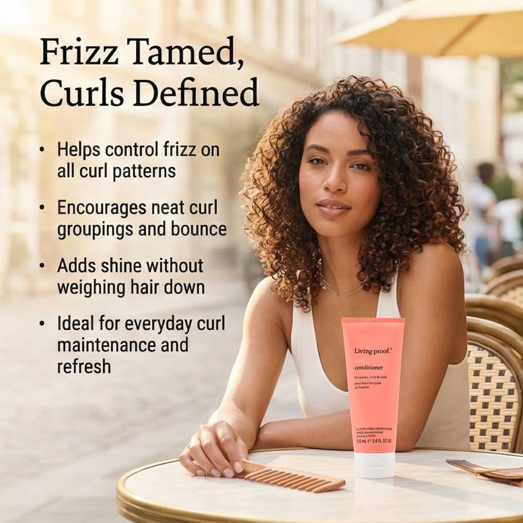 Set of 2 Living Proof Curl Shampoo & Conditioner for Waves, Curls & Coils – 2 x 100ml Travel Size_221326362_6