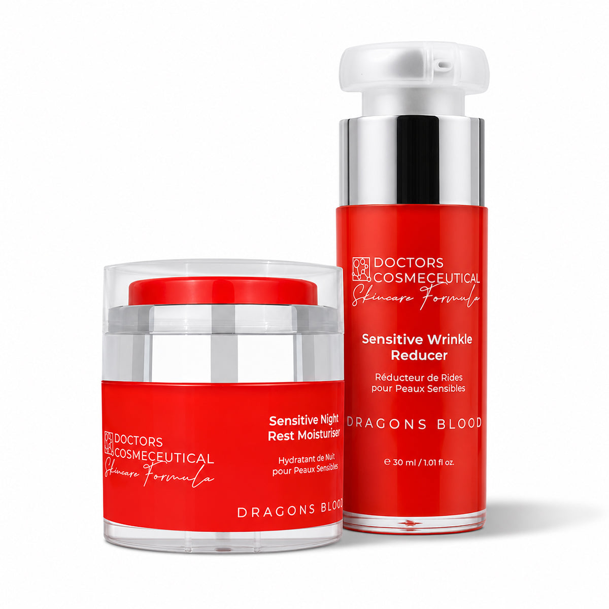 Doctors Formula- Dragons Blood Sensitive Night Rest Moisturiser and  Sensitive Wrinkle Reducer 221328565 0