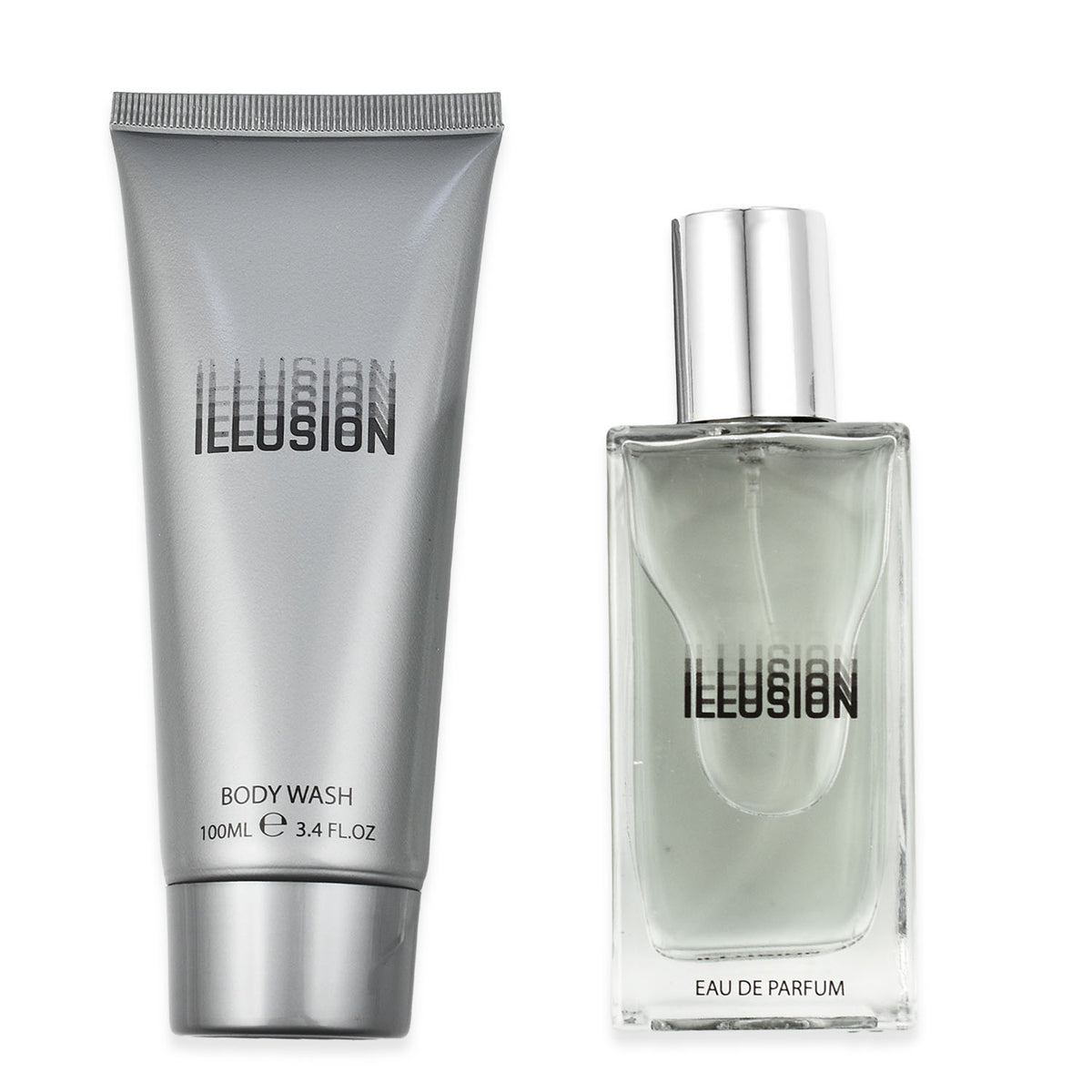 Pack of 2- Laurelle Empire,  Illusion EDP &amp; Body Wash - 100ml each 221330835 2