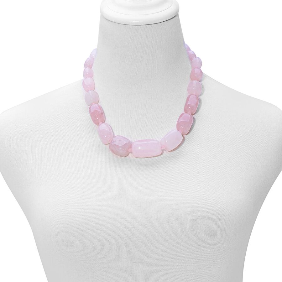 Rose Quartz Necklace (Size 20) 819.8 Ct 2229168 1