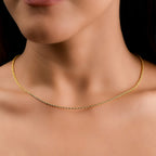 Limited Edition - 22K (91.62% Purity) Yellow Gold Rope Necklace (Size - 18)