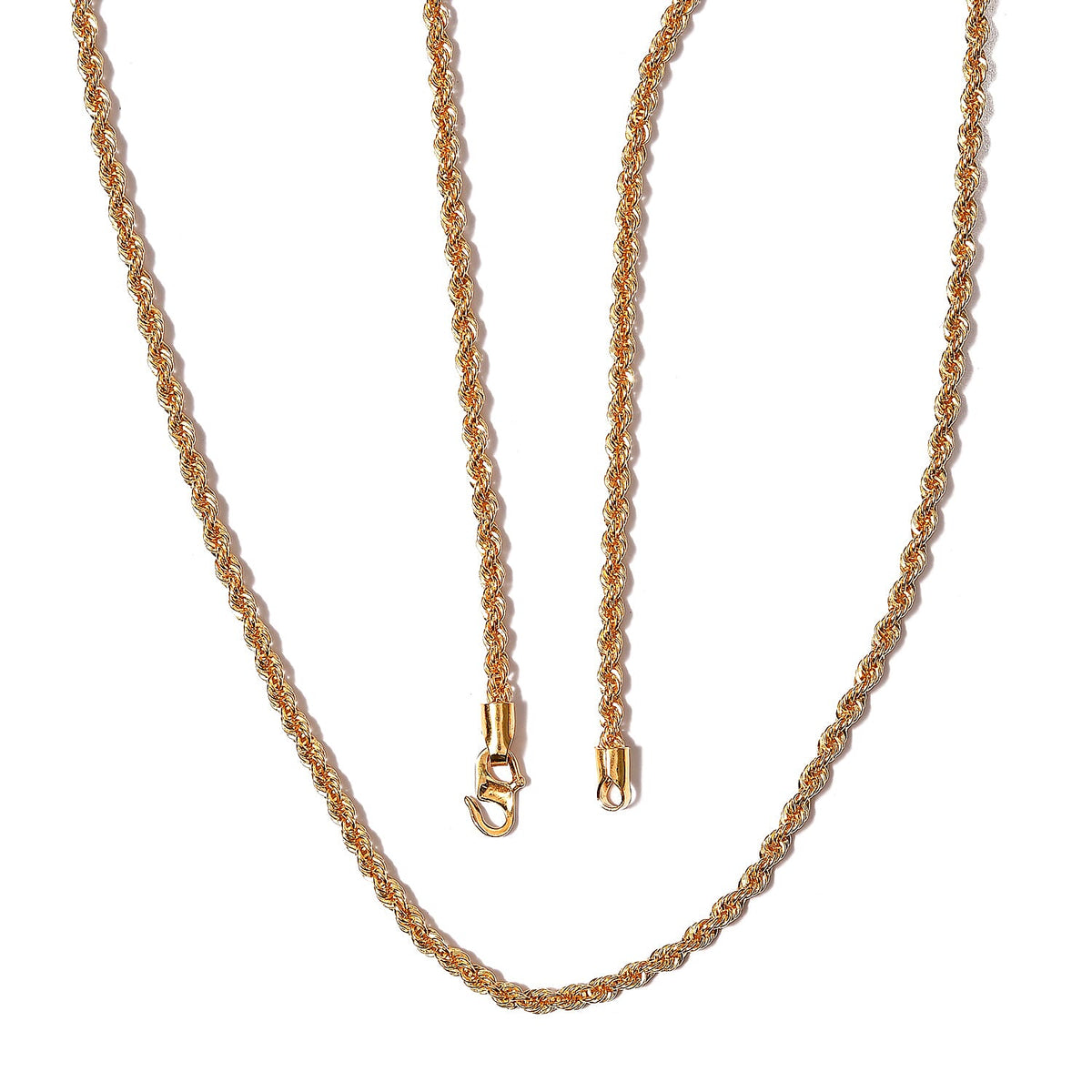 Limited Edition - 22K (91.62% Purity) Yellow Gold Rope Necklace (Size - 18) 7512260 4