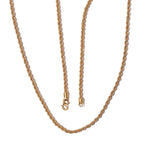 Limited Edition - 22K (91.62% Purity) Yellow Gold Rope Necklace (Size - 18)