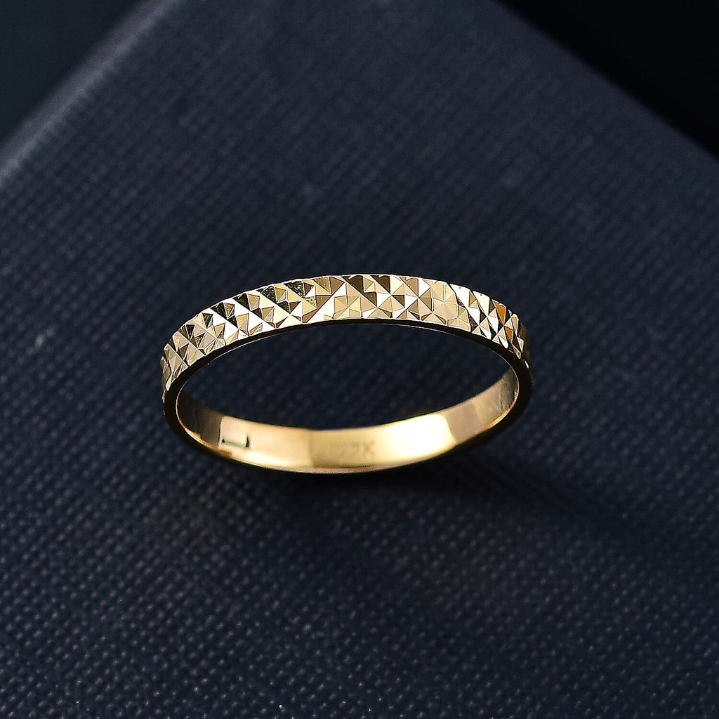 22K Yellow Gold Band Ring